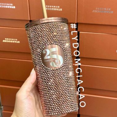 LY GIỮ NHIỆT STARBUCKS GOLD BLING COLD CUP - 473ML