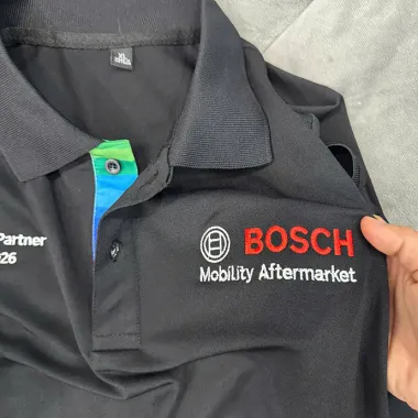 ÁO THUN ĐỒNG PHỤC IN LOGO BOSCH - GIẢI PHÁP NHẬN DIỆN THƯƠNG HIỆU CHUYÊN NGHIỆP