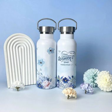 BÌNH GIỮ NHIỆT IN FULL 360 ĐỘ THEO YÊU CẦU - QUÀ TẶNG 20/10 Ý NGHĨA