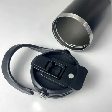 BÌNH GIỮ NHIỆT INOX 304  CÓ QUAI XÁCH IN LOGO THEO YÊU CẦU - GIỮ NÓNG, LẠNH HIỆU QUẢ