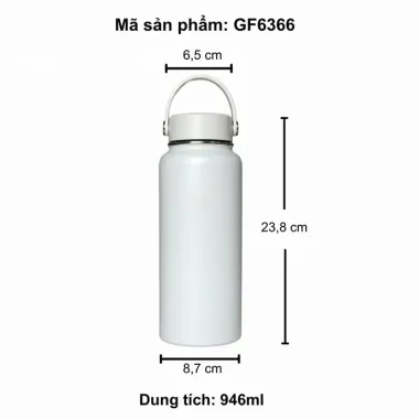 BÌNH GIỮ NHIỆT DUNG TÍCH 900ML IN LOGO THEO YÊU CẦU - THIẾT KẾ HIỆN ĐẠI