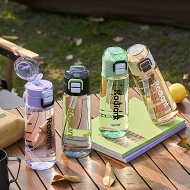 BÌNH NƯỚC NHỰA KÈM ỐNG HÚT - PHONG CÁCH HIỆN ĐẠI, TIỆN LỢI MỖI NGÀY