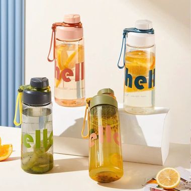 BÌNH NƯỚC NHỰA NẮP BẬT TIỆN LỢI - IN LOGO THEO YÊU CẦU
