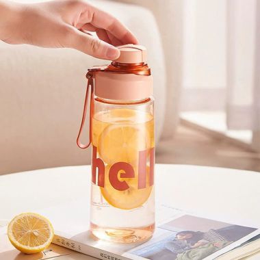 BÌNH NƯỚC NHỰA NẮP BẬT TIỆN LỢI - IN LOGO THEO YÊU CẦU