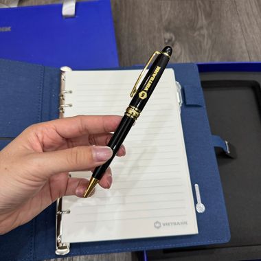 BỘ QUÀ TẶNG DOANH NGHIỆP CAO CẤP - SỔ SẠC ĐA NĂNG IN LOGO THEO YÊU CẦU