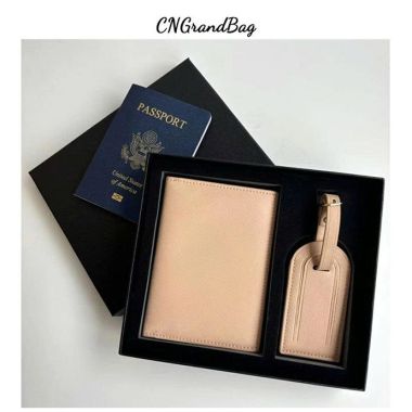 BỘ VÍ ĐỰNG PASSPORT VÀ TAG TREO HÀNH LÝ IN LOGO - QUÀ TẶNG DOANH NGHIỆP CAO CẤP