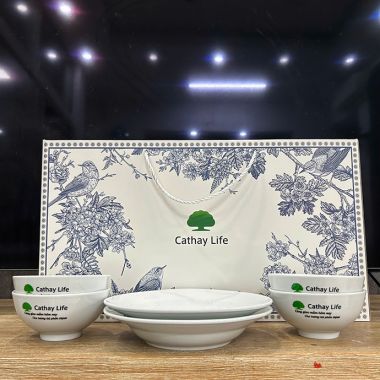 BỘ CHÉN DĨA QUÀ TẶNG - SẢN PHẨM SỨ CAO CẤP, SANG TRỌNG