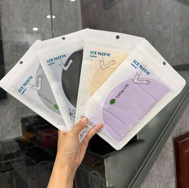 GĂNG TAY CHỐNG NẮNG XỎ NGÓN IN LOGO CAO CẤP