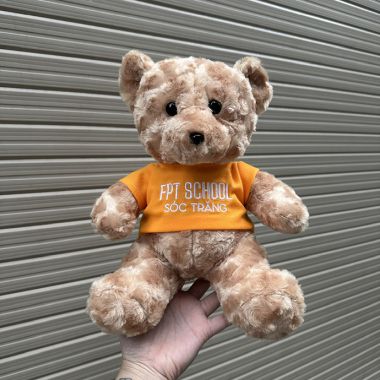 GẤU BÔNG IN LOGO - GẤU TEDDY QUÀ TẶNG TỐT NGHIỆP