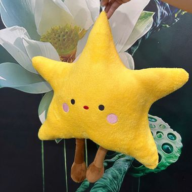 GỐI BÔNG HÌNH NGÔI SAO THÊU LOGO THEO YÊU CẦU - QUÀ TẶNG DOANH NGHIỆP DỄ THƯƠNG