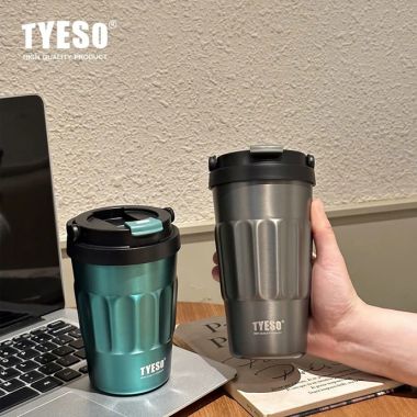 LY GIỮ NHIỆT TYESO INOX 304 IN LOGO THEO YÊU CẦU - SNG TRỌNG, GIỮ NHIỆT LÂU