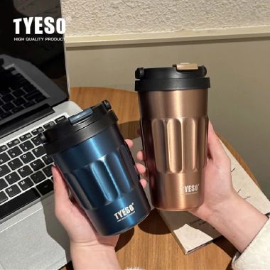 LY GIỮ NHIỆT TYESO INOX 304 IN LOGO THEO YÊU CẦU - SNG TRỌNG, GIỮ NHIỆT LÂU