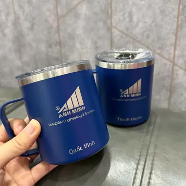 LY GIỮ NHIỆT KHẮC LOGO THEO YÊU CẦU - QUÀ TẶNG DOANH NGHIỆP CAO