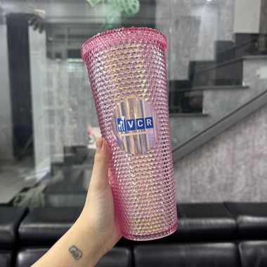 LY KIM CƯƠNG IN LOGO THEO YÊU CẦU - LY NHỰA 710ML IN LOGO