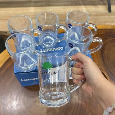 LY THỦY TINH IN LOGO THƯƠNG HIỆU - LY THỦY TINH CHẤT LƯỢNG