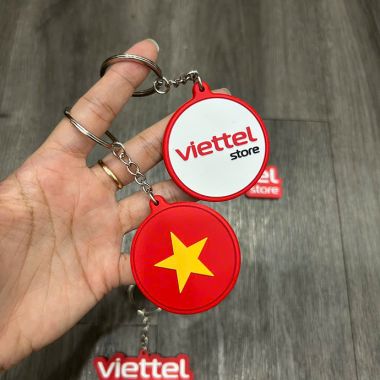 MÓC KHÓA CAO SU IN LOGO - QUÀ TẶNG QUẢNG CÁO GIÁ RẺ
