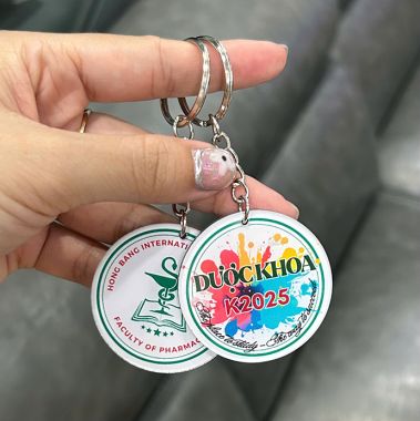 MÓC KHÓA IN LOGO - QUÀ TẶNG LƯU NIỆM Ỹ NGHĨA, GIÁ XƯỞNG