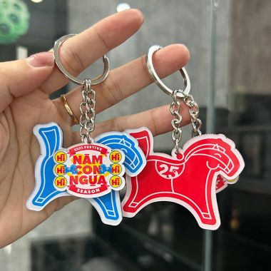 MÓC KHÓA MICA IN HÌNH, IN LOGO THEO YÊU CẦU - QUÀ TẶNG GIÁ TỐT