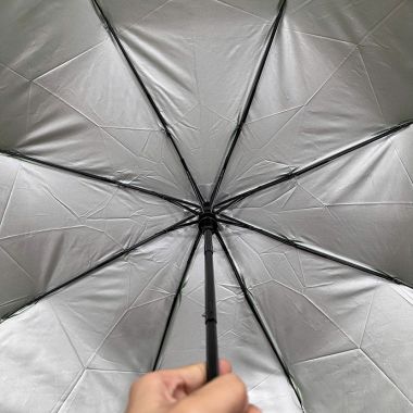 DÙ GẤP GỌN TỰ ĐỘNG 1 CHIỀU IN LOGO