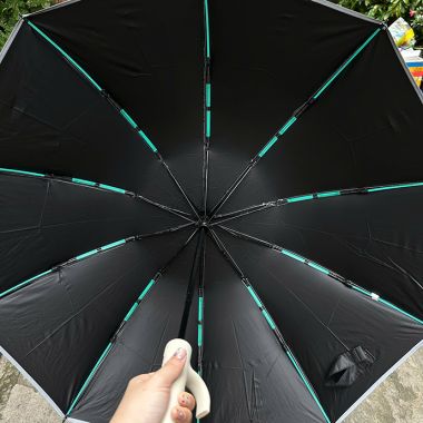 Ô DÙ GẤP NGƯỢC TAY CẦM KHÓA NGƯỢC CAO CẤP IN LOGO THEO YÊU CẦU - TIỆN DỤNG, BỀN ĐẸP
