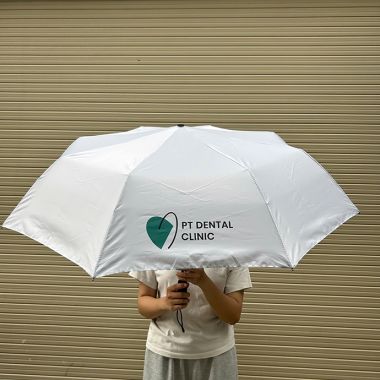 DÙ CÁN NGẮN TỰ ĐỘNG 1 CHIỀU IN LOGO