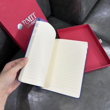 SỔ TAY VẢI BỐ IN LOGO - THANH LỊCH, HIỆN ĐẠI