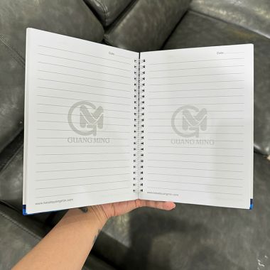SỔ TAY LÒ XO A5 IN LOGO THEO YÊU CẦU - QUÀ TẶNG SỔ TAY CHUYÊN NGHIỆP