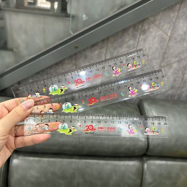 THƯỚC NHỰA IN LOGO QUÀ TẶNG - THƯỚC NHỰA GIÁ RẺ IN THEO YÊU CẦU