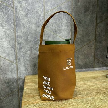 TÚI ĐỰNG BÌNH NƯỚC IN LOGO - TIỆN DỤNG, GIÁ RẺ