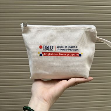 TÚI CANVAS MINI - TÚI CANVAS IN LOGO ĐẠI HỌC RMIT