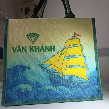TÚI VẢI ĐAY IN LOGO CHUYỂN NHIỆT - QUÀ TẶNG THÂN THIỆN VỚI MÔI TRƯỜNG