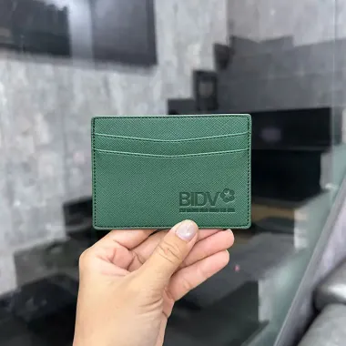 VÍ DA ĐỰNG THẺ IN LOGO - QUÀ TĂNG DOANH NGHIỆP SANG TRỌNG, TINH TẾ