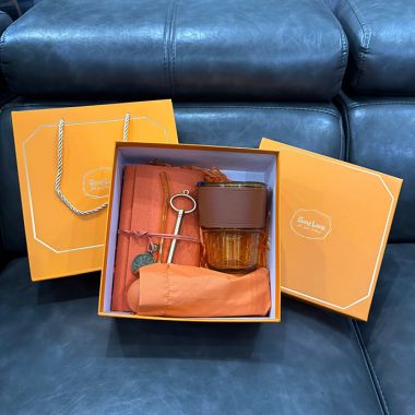 BỘ GIFT SỔ-LY-BÚT-DÙ IN LOGO- QUÀ TẶNG DOANH NGHIỆP SANG TRỌNG
