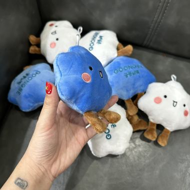 GẤU BÔNG MINI TREO MÓC KHÓA QUẢNG CÁO - GẤU BÔNG MÓC KHÓA GIÁ RẺ