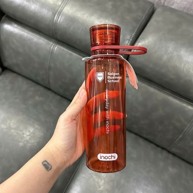 BÌNH NƯỚC NHỰA IN LOGO CAO ĐẲNG VIỆT MỸ