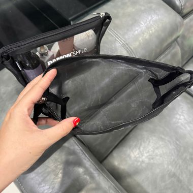 TÚI LƯỚI ĐỰNG ĐỒ TRANG ĐIỂM IN LOGO THEO YÊU CẦU