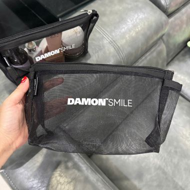 TÚI LƯỚI ĐỰNG ĐỒ TRANG ĐIỂM IN LOGO THEO YÊU CẦU