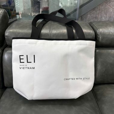 TÚI VẢI TRẮNG IN LOGO CÁC VỊ TRÍ THEO YÊU CẦU