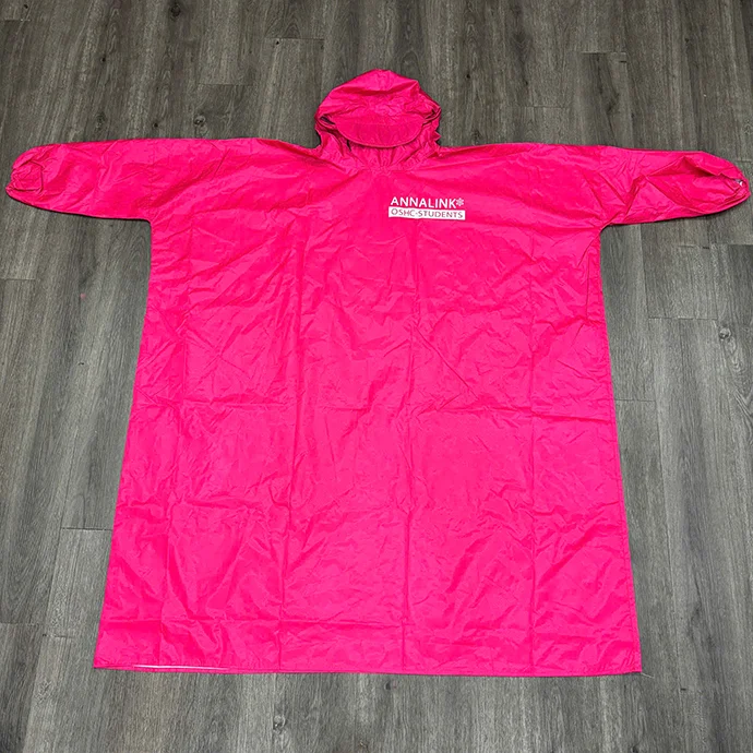 ÁO MƯA VẢI DÙ TRÙM TOÀN THÂN IN LOGO THEO YÊU CẦU