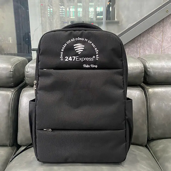 BALO LAPTOP THÊU LOGO DOANH NGHIỆP - QUÀ TẶNG NHÂN VIÊN, KHÁCH HÀNG CHUYÊN NGHIỆP