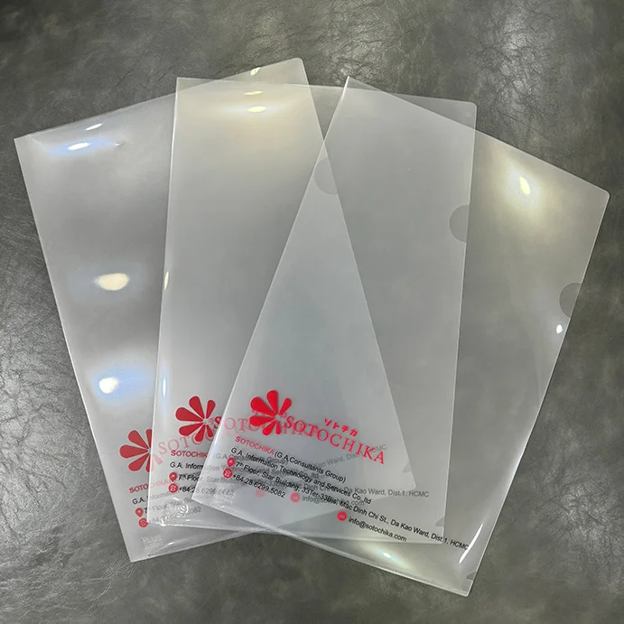 BÌA LÁ NHỰA A4 PLUS KHỔ A IN LOGO THEO YÊU CẦU