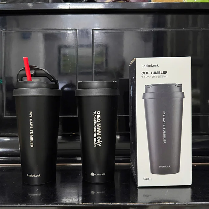 BÌNH GIỮ NHIỆT LOCK&LOCK CLIP TUMBLER IN LOGO – ĐẲNG CẤP, TIỆN DỤNG, GIỮ NHIỆT TỐI ƯU