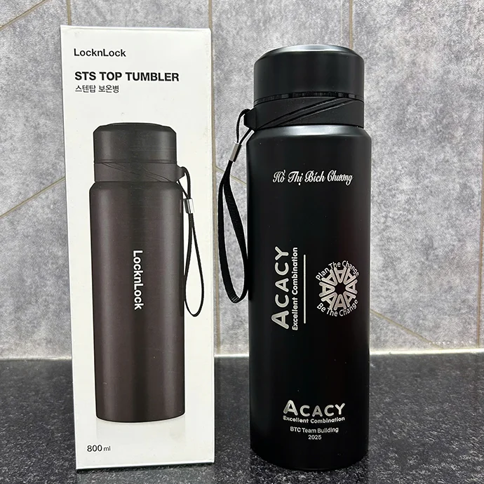 BÌNH GIỮ NHIỆT CAO CẤP IN LOGO - QUÀ TẶNG DOANH NGHIỆP SANG TRỌNG