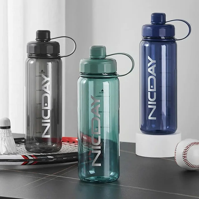 BÌNH NƯỚC NHỰA THỂ THAO CHIA VẠCH - DUNG TÍCH LỚN, IN LOGO THEO YÊU CẦU