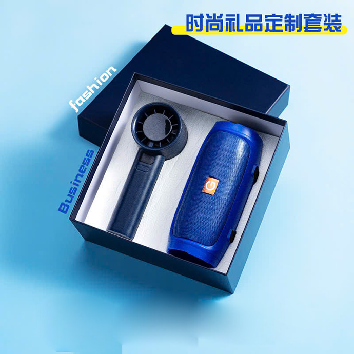 BỘ GIFT SET QUẠT MINI - LOA BLUETOOTH IN LOGO