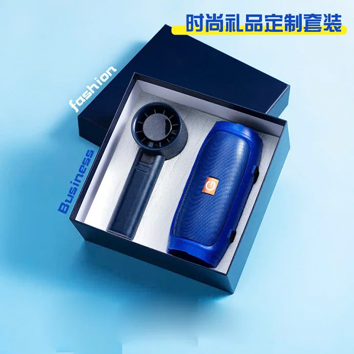 BỘ GIFT SET QUẠT MINI - LOA BLUETOOTH IN LOGO