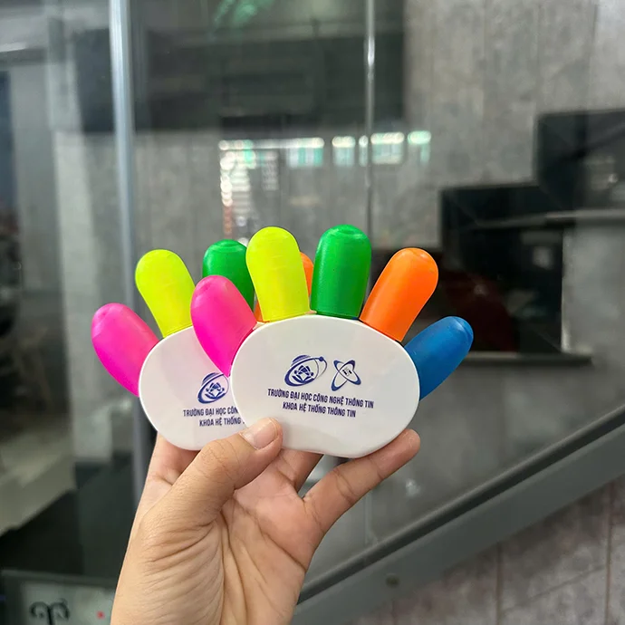 BÚT DẠ QUANG NHIỀU MÀU IN LOGO