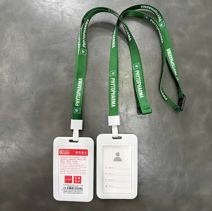 BỘ DÂY ĐEO THẺ NHÂN VIÊN IN LOGO - BAO THẺ PVC QUẢNG CÁO DOANH