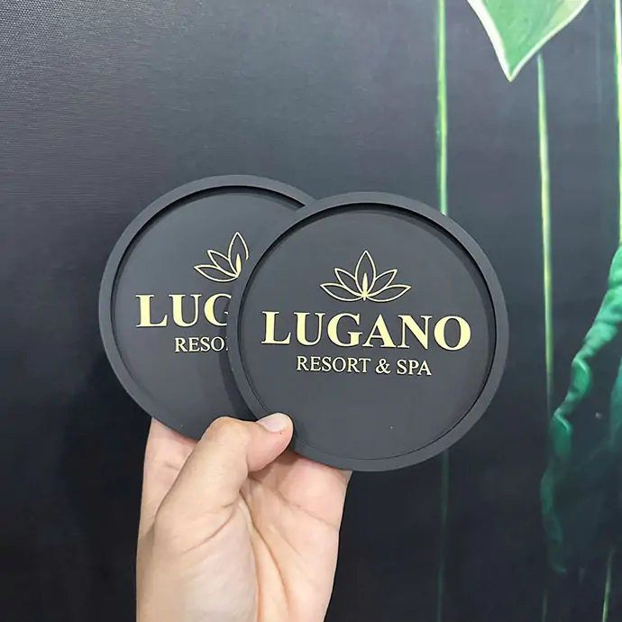 ĐẾ LÓT LY CAO SU IN LOGO THEO YÊU CẦU - GIẢI PHÁP QUẢNG BÁ THƯƠNG HIỆU CHUYÊN NGHIỆP