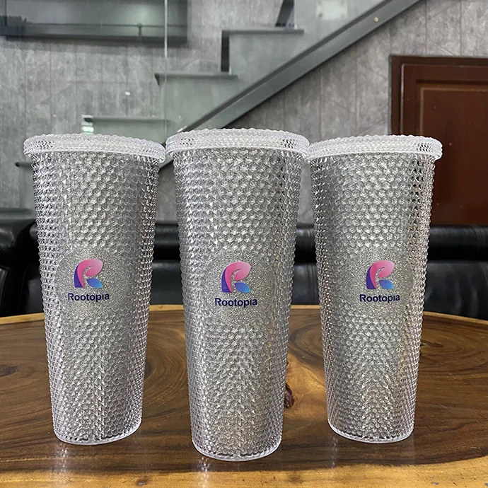 LY NHỰA KIM CƯƠNG 710ML IN LOGO THEO YÊU CẦU